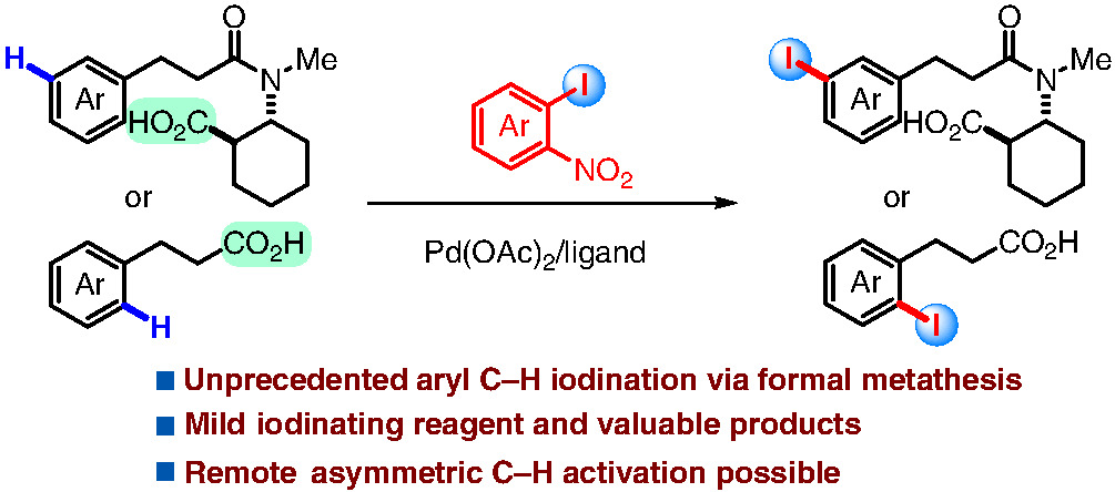 Arene C–H Iodination Using Aryl Iodides | CCS Chemistry